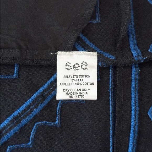 SEA New York Mini Blue Long-Sleeve Gael Cut-Out Tunic Dress - Picture 7 of 7